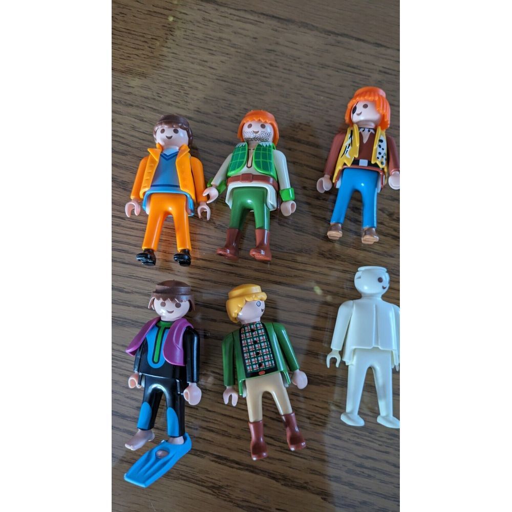 Vintage Playmobil People Figures Lot of 6 1974